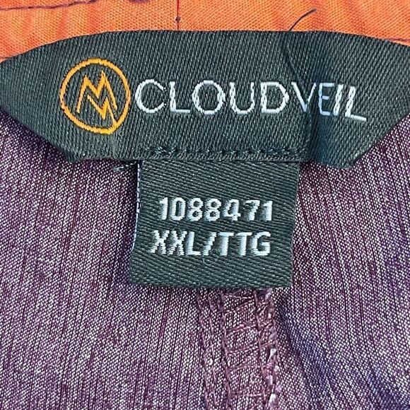 Cloudveil Men's Casual Long Short Flat Front Purple Size XXL - Picture 3 of 7